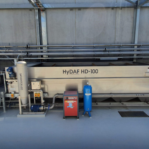 A  100 kL/hr HyDAF  operating at a ground water treatment plant in Sydney
